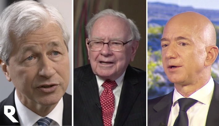 Jamie Dimon, Warren Buffett, Jeff Bezos